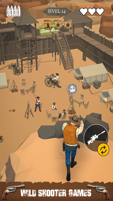 Western Cowboy Survival Game Screenshot