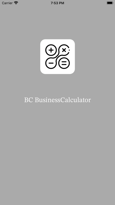 BC BusinessCalculator Screenshot