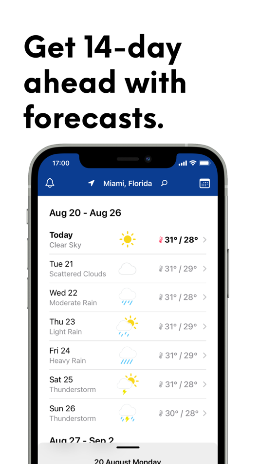 #7. Weather AI: Forecast/Map/Radar (iOS) 由: PB Studios OU
