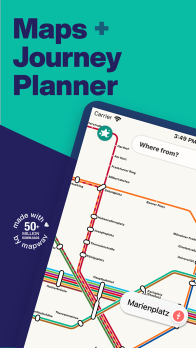 Munich Metro - map & route Screenshot