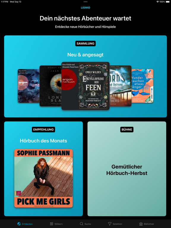 Screenshot #4 pour Lismio: Hörbücher & Hörspiele