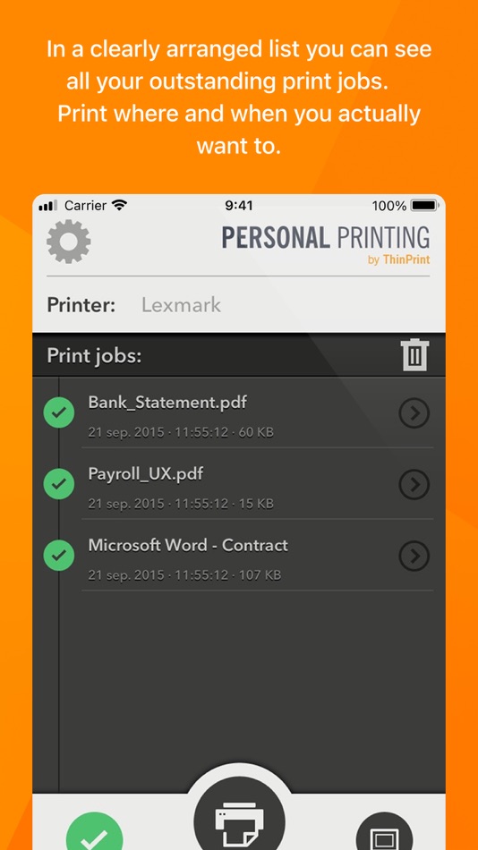 #3. ThinPrint Personal Printing (iOS) 由: Cortado Holding AG