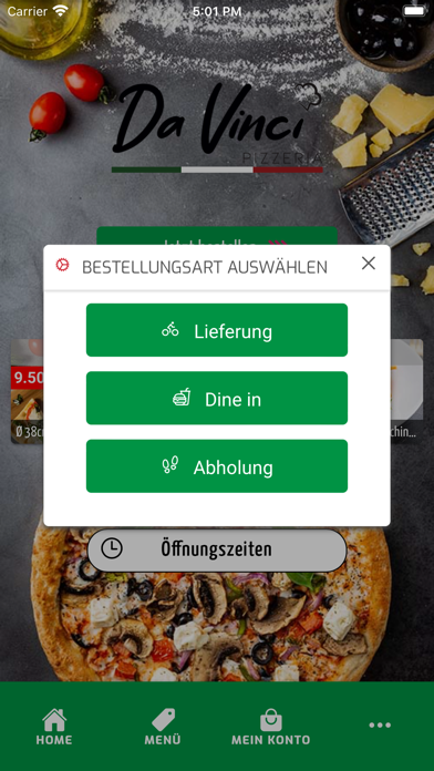 Pizzeria da Vinci Troisdorf Screenshot