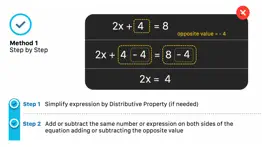 first degree equation (ax+b=c) iphone screenshot 3