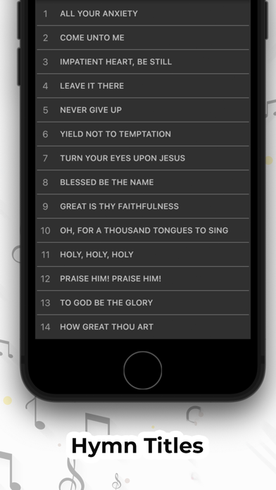 Gospel Hymns and Songs GHS Screenshot