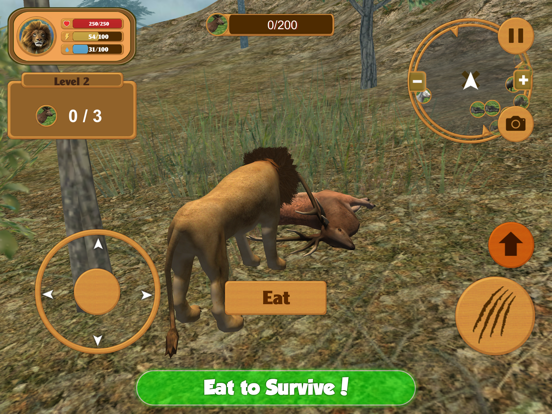 Screenshot #4 pour Wild Lion Simulator Attack 3D