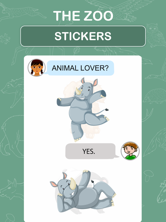 Screenshot #5 pour The Zoo Stickers