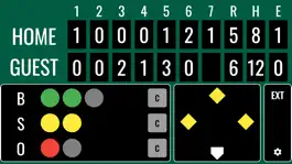 Game screenshot Softball Scoreboard apk