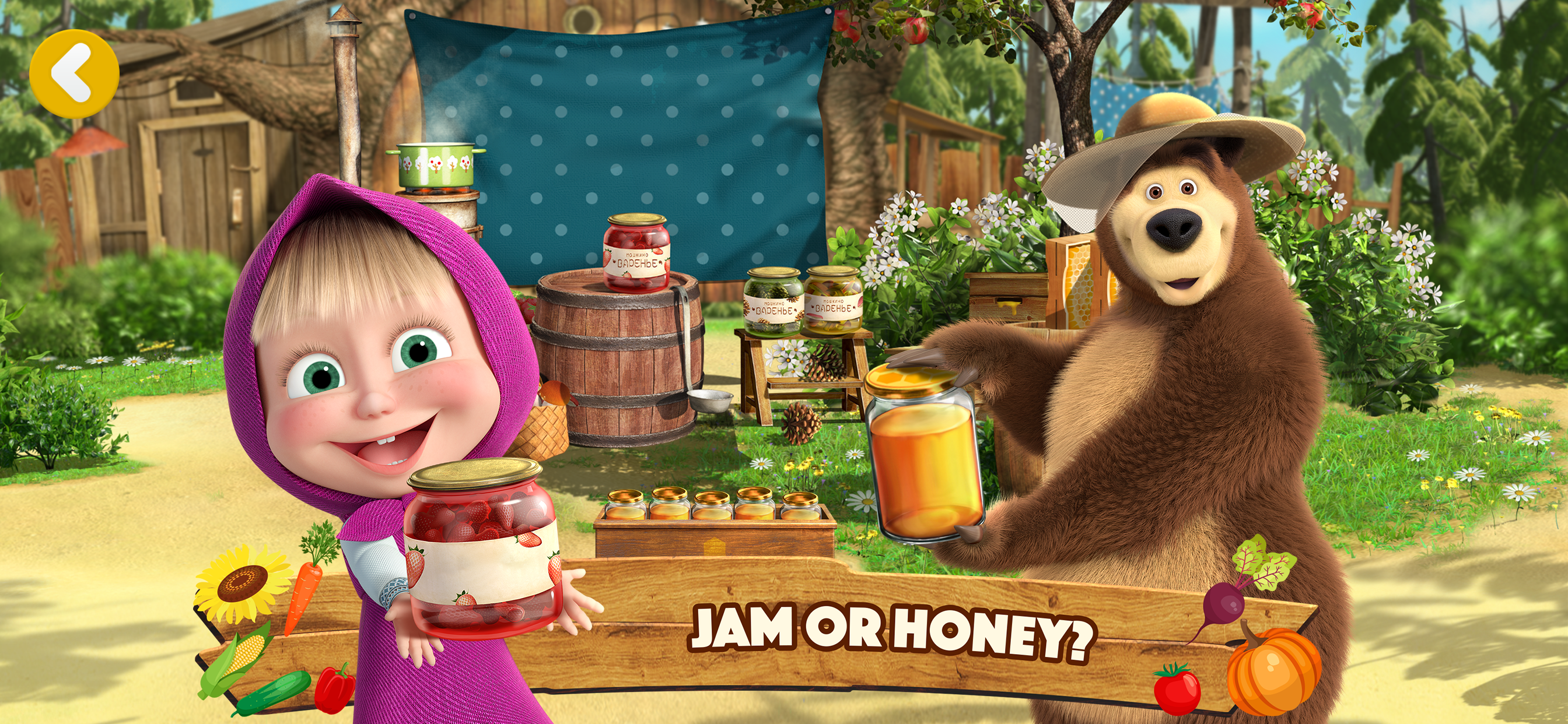 Masha and the Bear: Farm Games