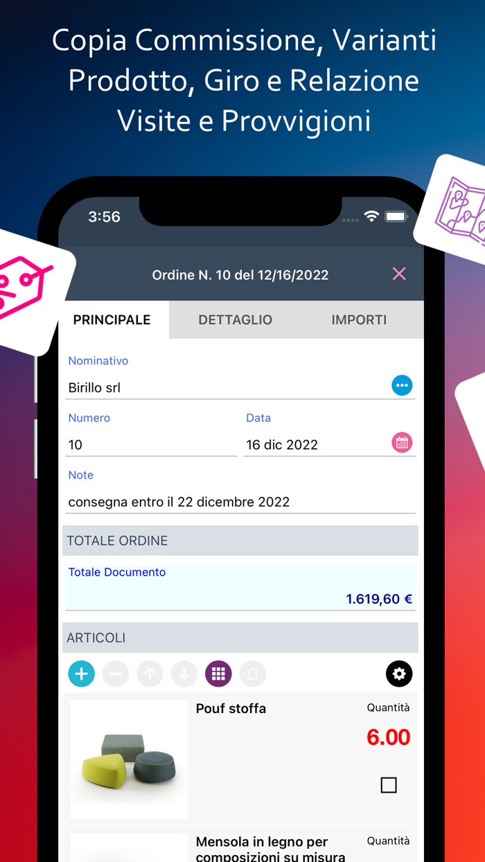 OneOrder Raccolta Ordini