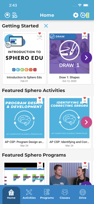 ‎Sphero Edu Screenshot