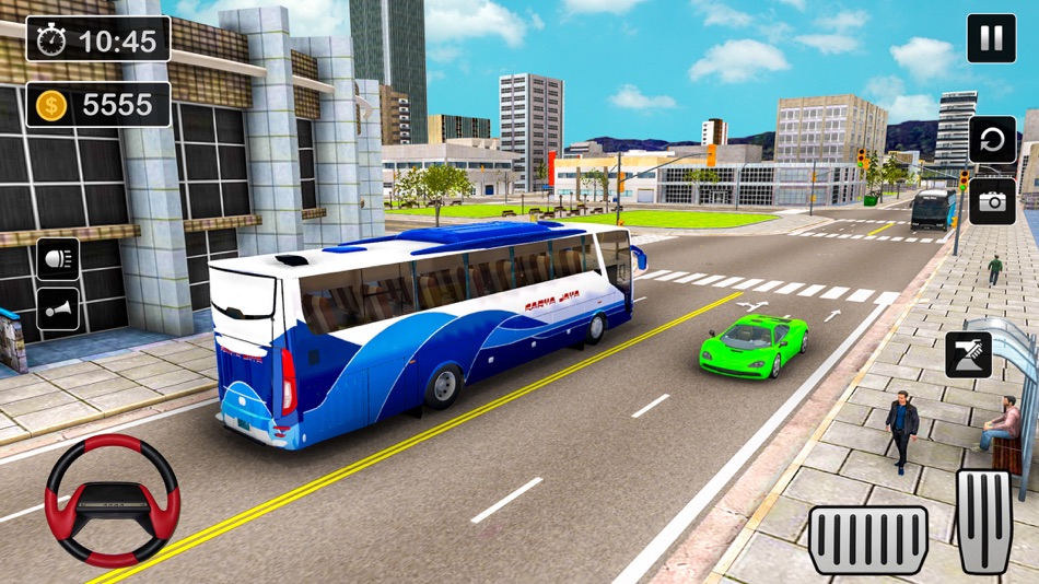 #2. Bus Driving and Bus Simulator (iOS) 来自: One Sider Games