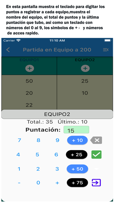 Dominó Score FS Screenshot
