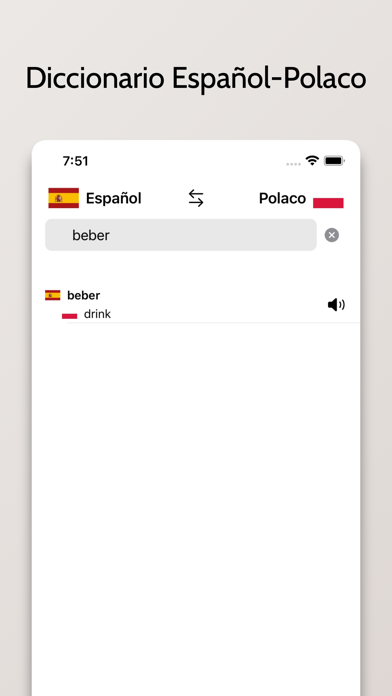 Diccionario Polaco-Español Screenshot