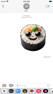 sushi stickers iphone screenshot 4
