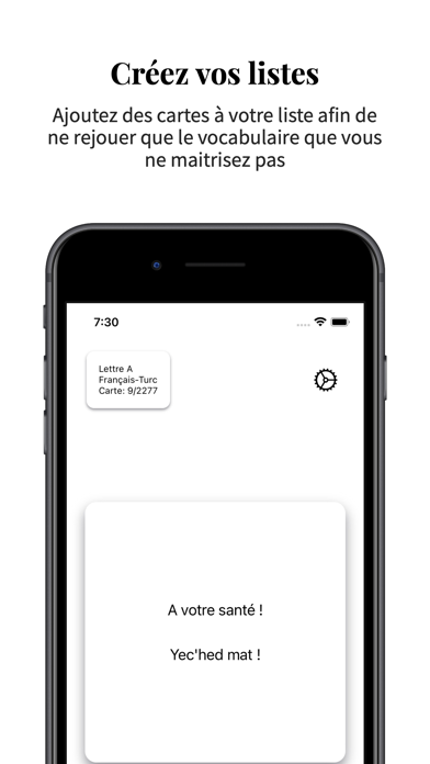 Vocabulaire Turc-Français Screenshot