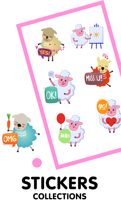 Sheep Love Stickers Screenshot