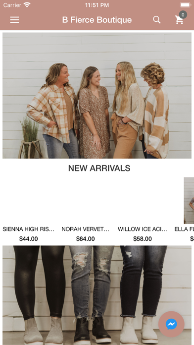 B Fierce Boutique Screenshot