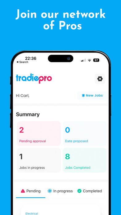 TradiePro Screenshot