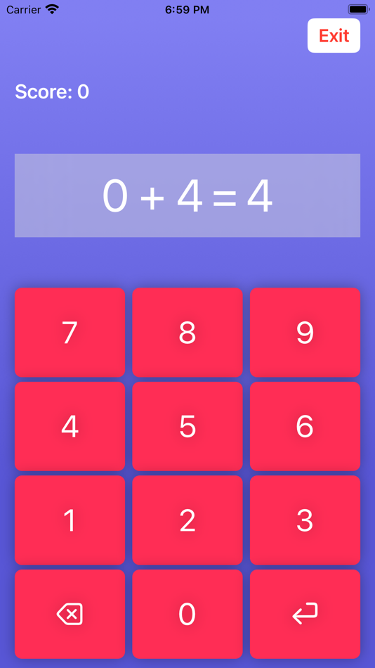 #3. MathtasticGame (iOS) Podle: David Kababyan