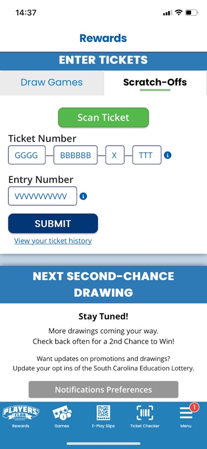 SCEL Players’ Club Rewards