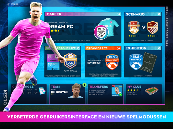 Dream League Soccer 2024 iPad app afbeelding 1