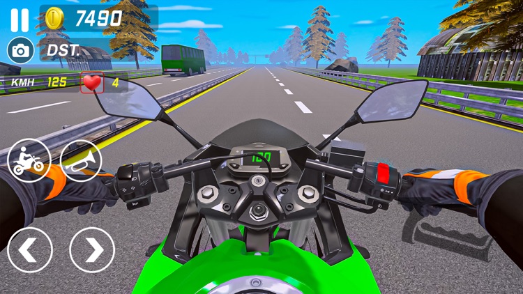 Real Motorbike Traffic Racer! screenshot-3