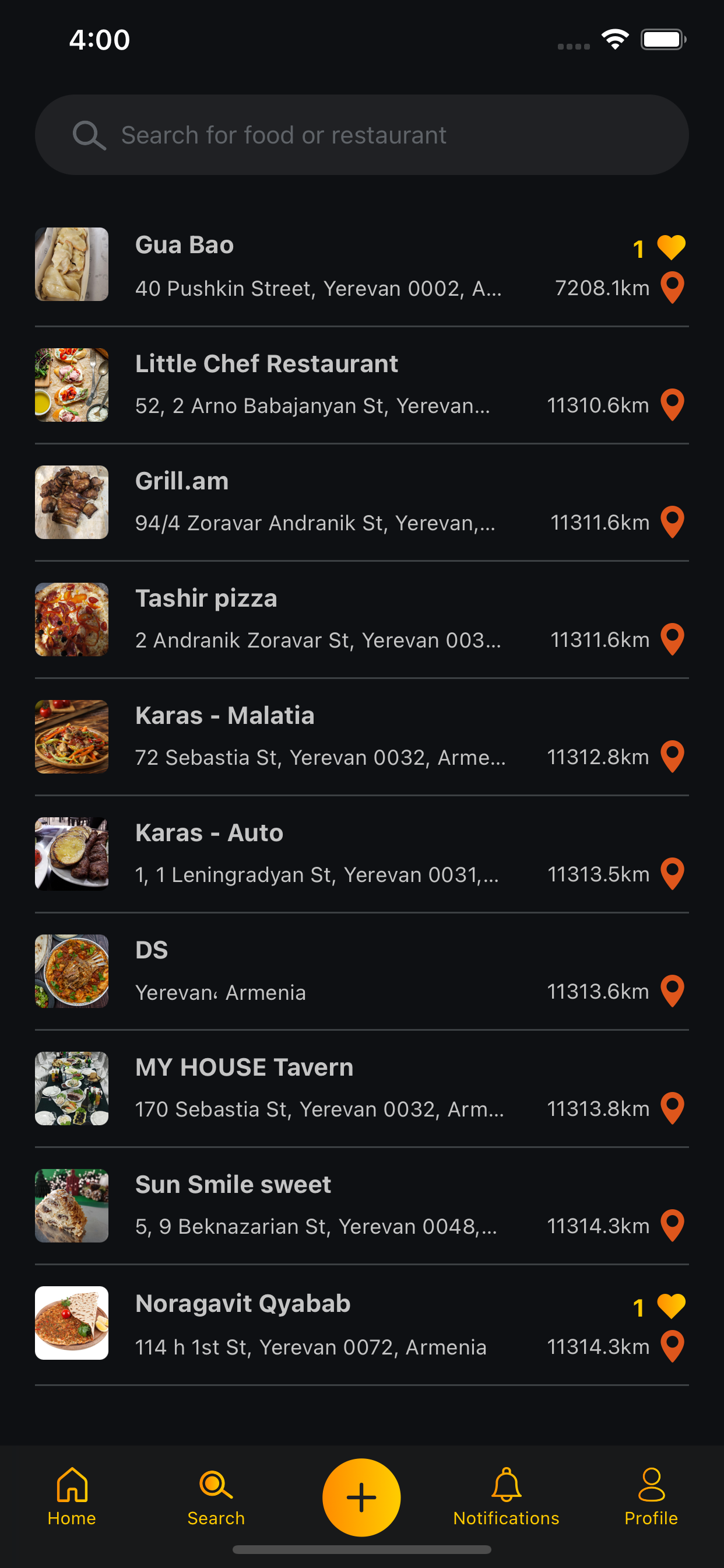 Eatyan - Restaurant/Food Guide