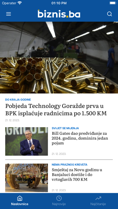 Biznis.ba Screenshot