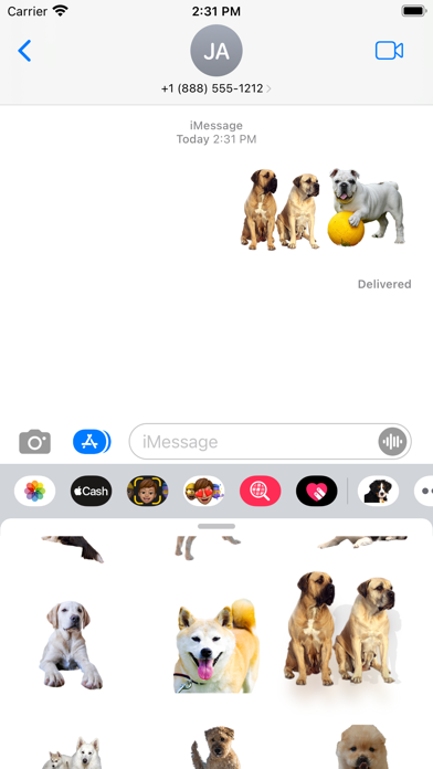 Screenshot #3 pour Chien photo autocollant