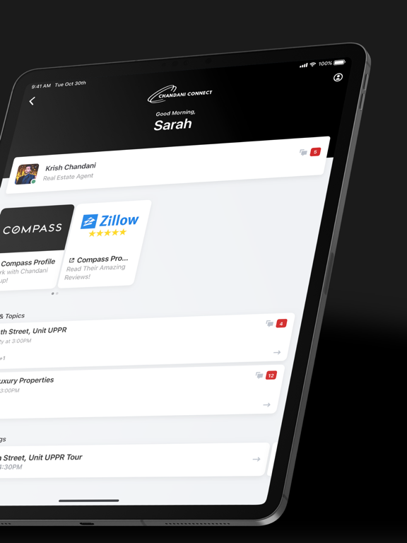 Chandani Connect: Real Estate iPad screenshot 2 - Business app