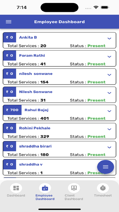 Bizalys Practice Management Screenshot