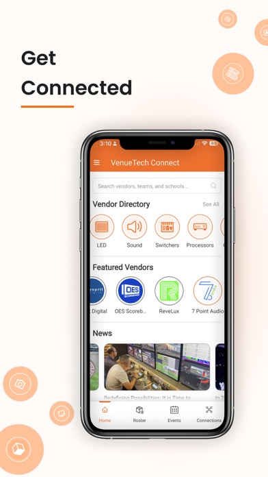 Screenshot 1 of VenueTech Connect App