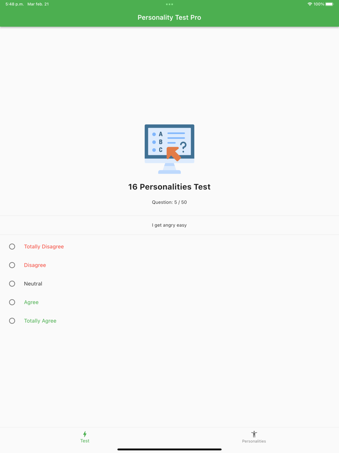 Personality Test Premium