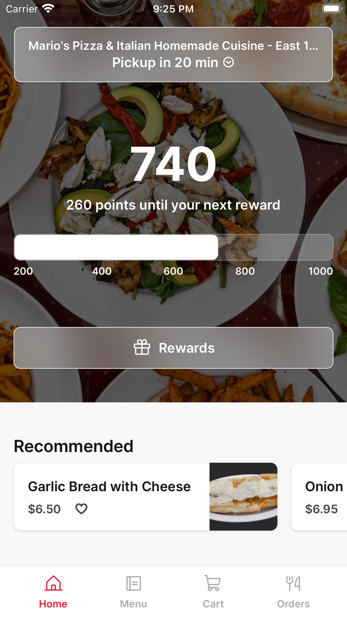 Marios Pizza Homemade Cuisine