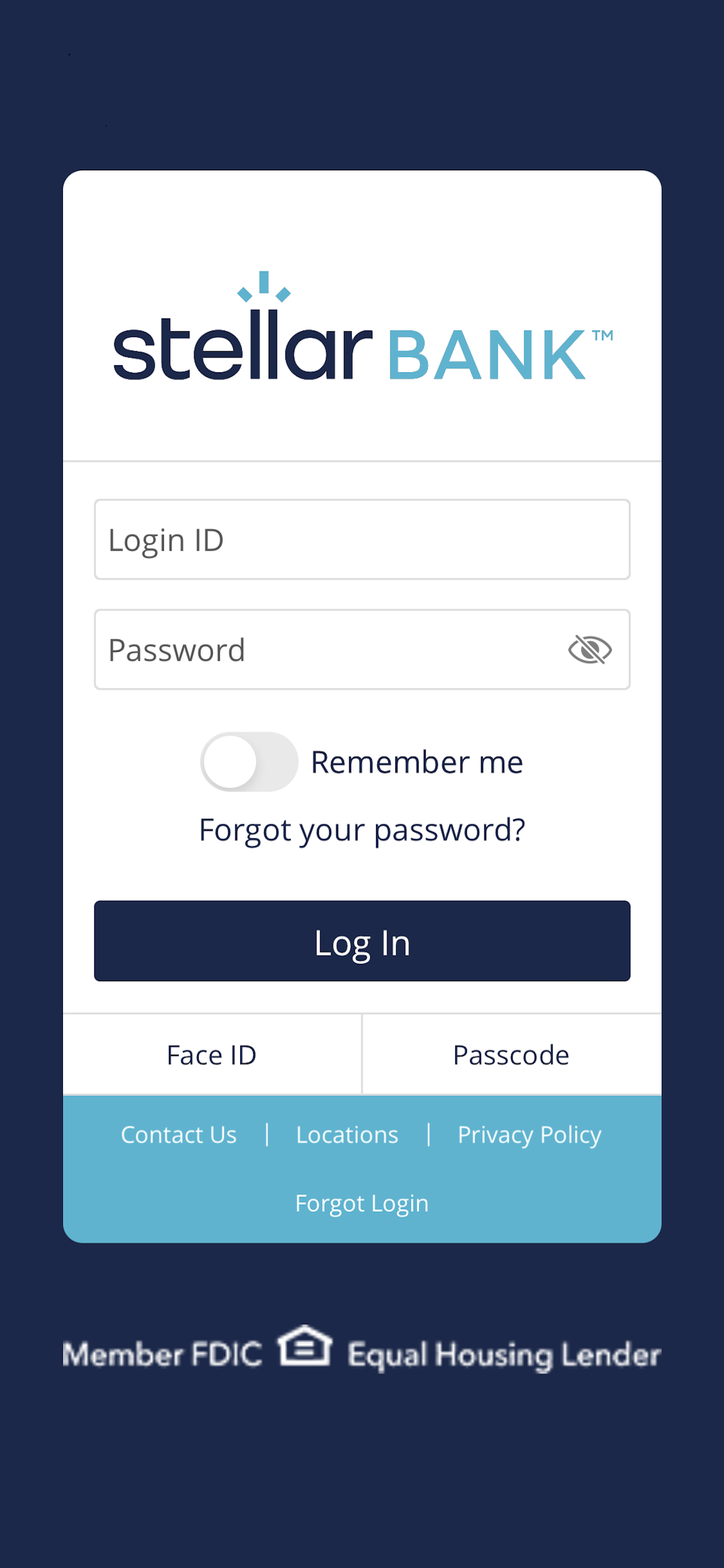Stellar Bank Mobile