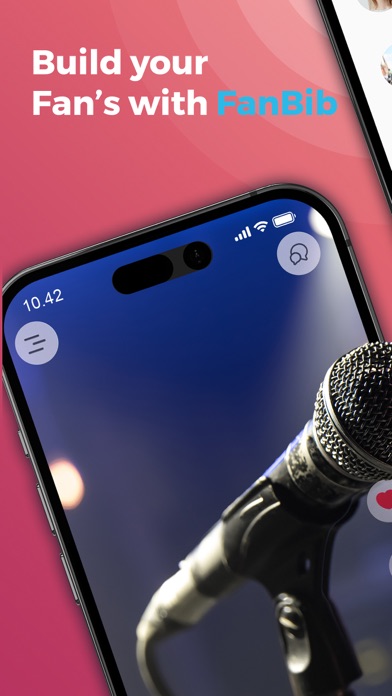 Screenshot #1 pour FanBib: Video App for Artists