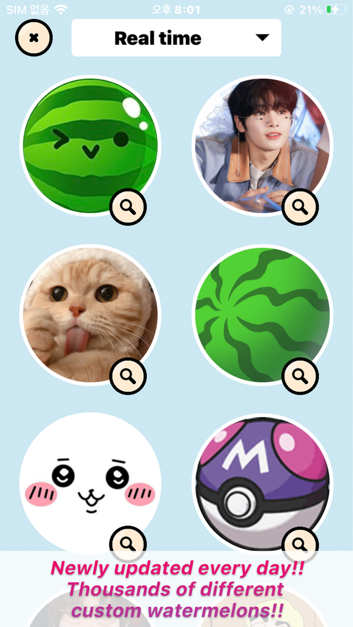 Watermelon Game with Customize