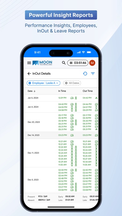 Moon HRM: HR & Employee Portal Screenshot