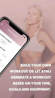 athli: female fitness coach iphone screenshot 4