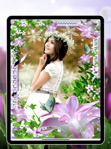 Flower Blossom Photo Framesのおすすめ画像2
