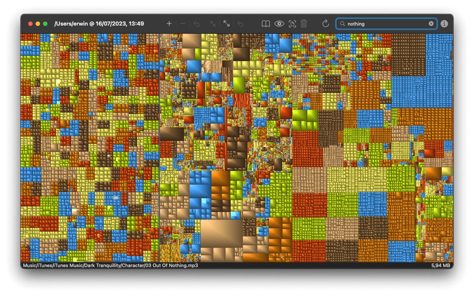 #1. GrandPerspective (macOS) 由: Erwin Bonsma