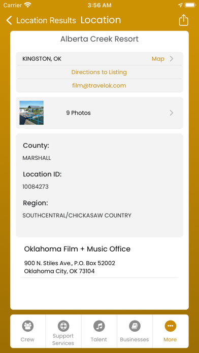 Oklahoma Film + Music Office Screenshot