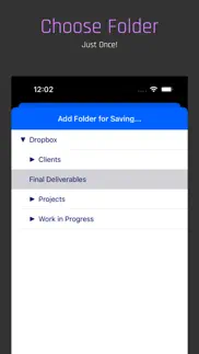 docu boss for dropbox iPhone Captures Décran 2
