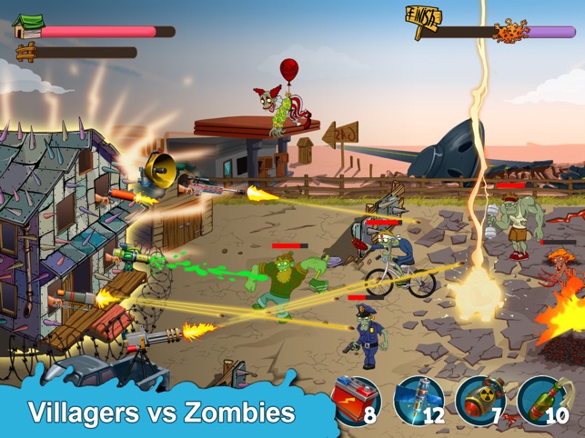 Zombie Rush: Village Defense on the App Store