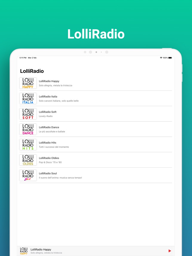 LolliRadio su App Store