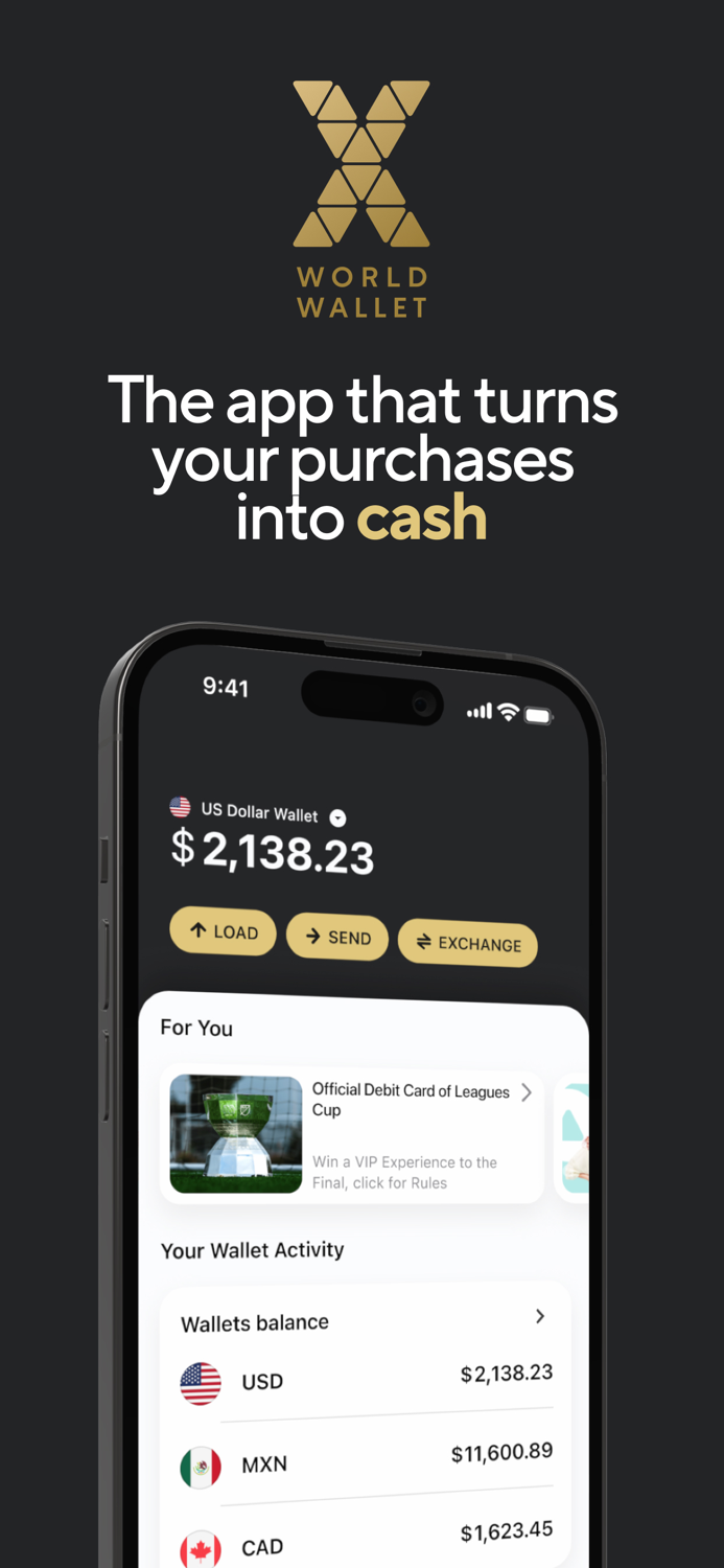 X World Wallet Visa Card