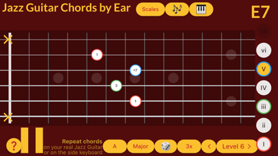Screenshot #2 pour Jazz Guitar Chords by Ear