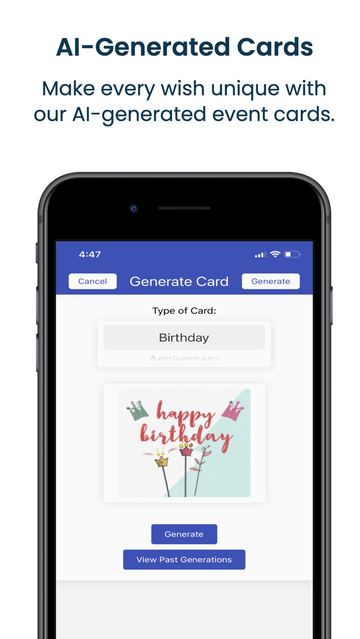 Birthday AI Reminders and Cards