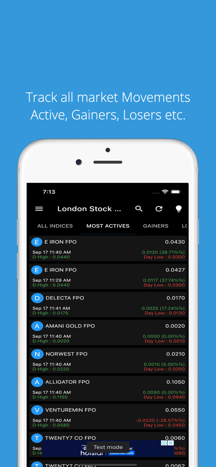 London Stock Market Live